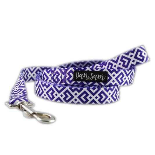 Dan & Sam Polyester Webbing Lead – Purple Delight