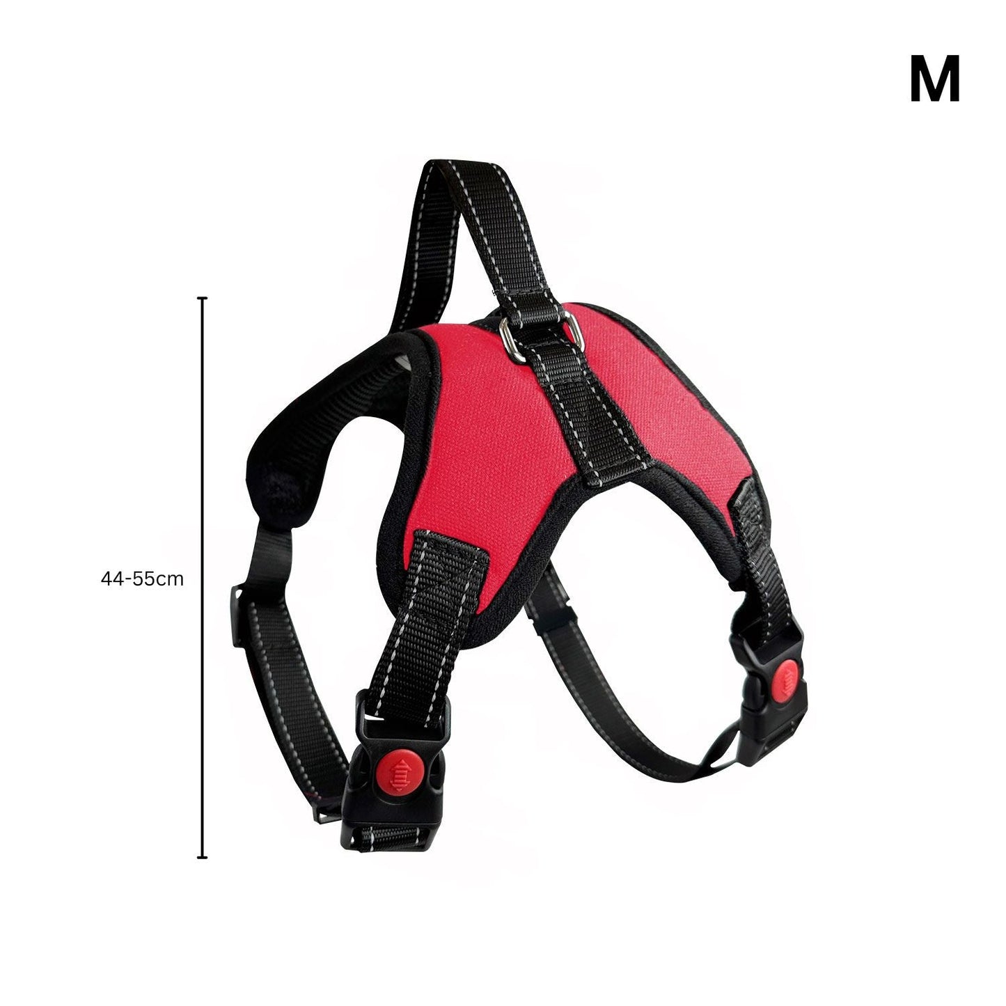 FLOOFI Dog Harness - Red - M