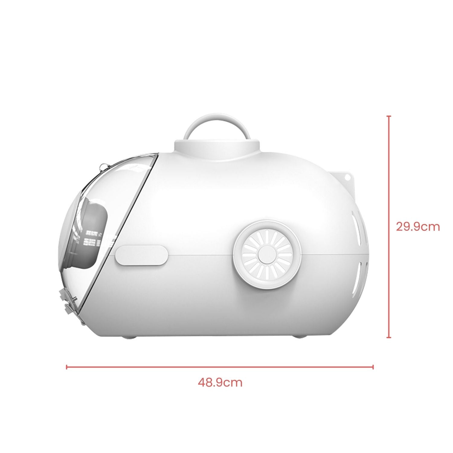 FLOOFI Smart Pet Carrier (White)