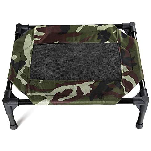 Floofi Elevated Camping Pet Bed - Army - XL