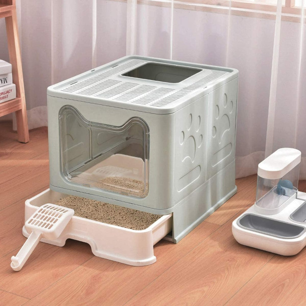 Floofi Foldable Litter Box Blue