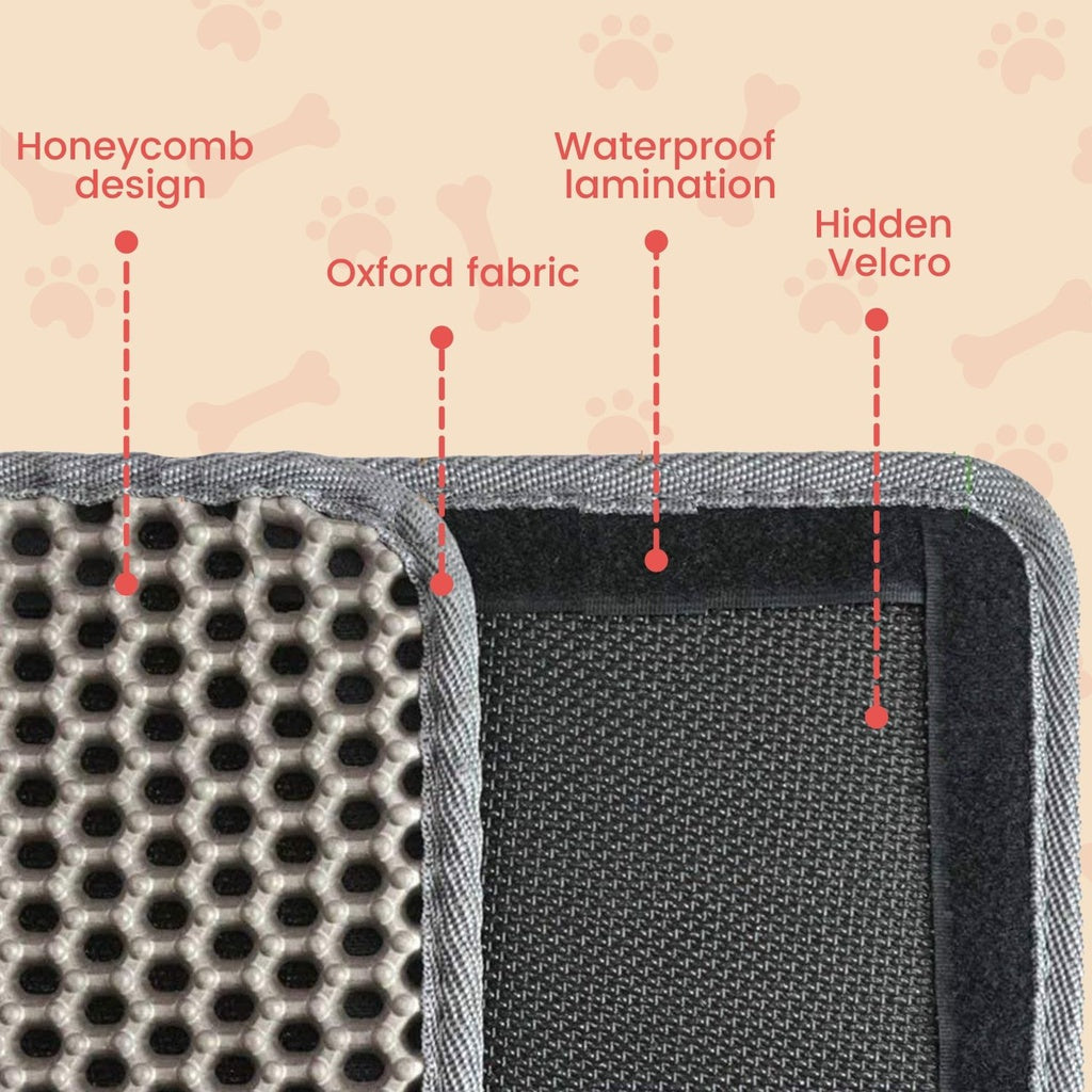 Floofi Litter Mat - Bone