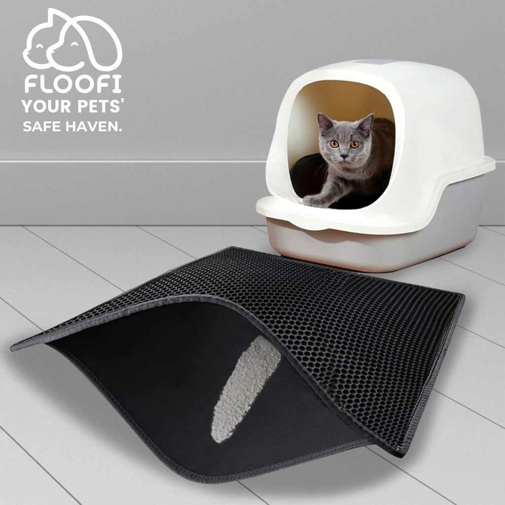 Floofi Litter Mat - Bone