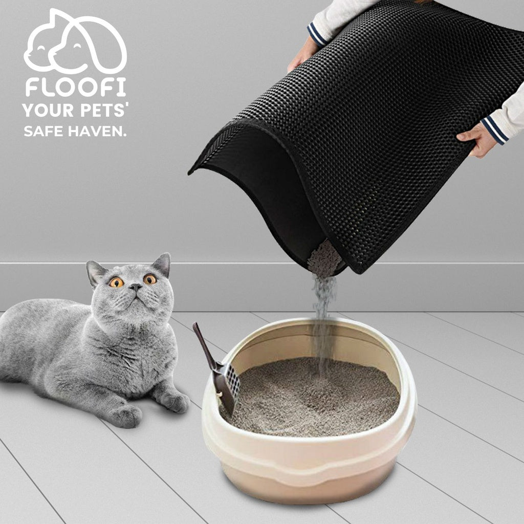 Floofi Litter Mat - Bone