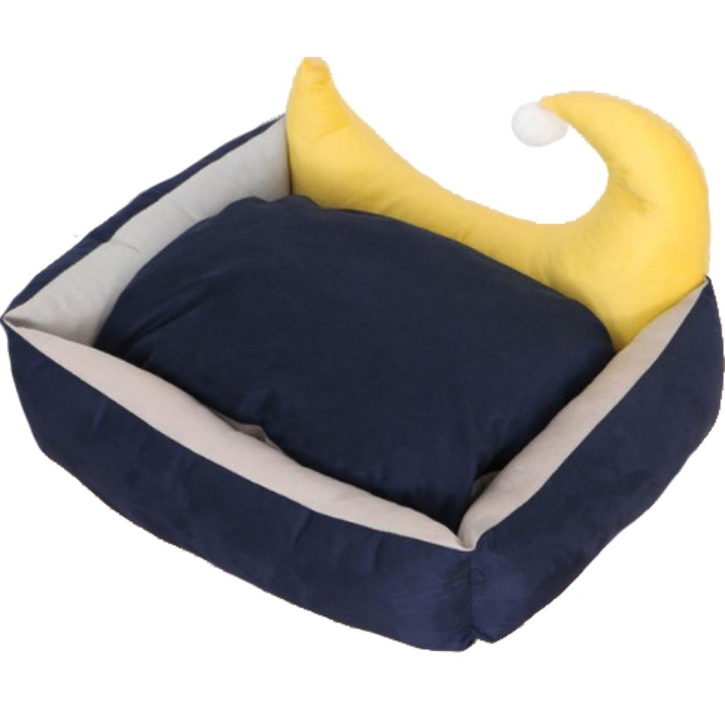 Floofi Pet Bed Moon Blue - L