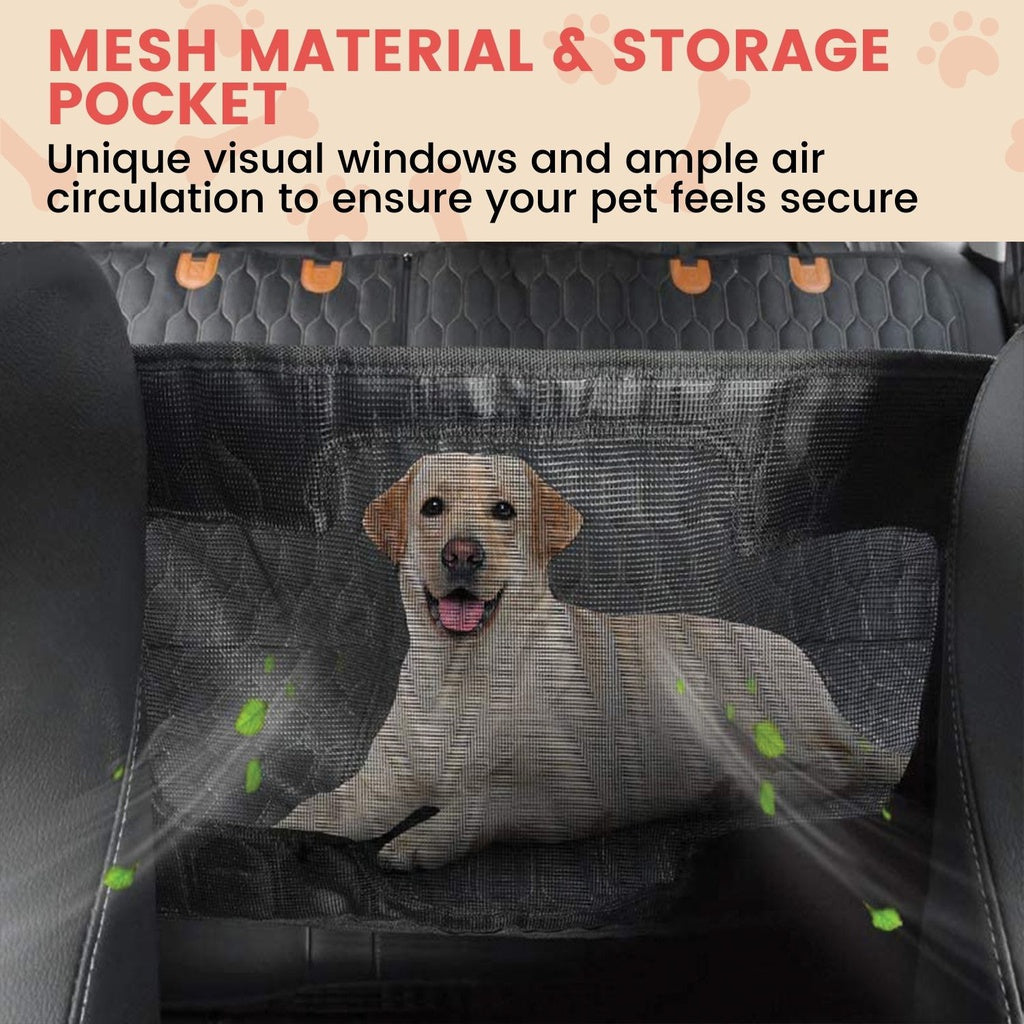 Floofi Pet Car Back Seat Cover Waterproof