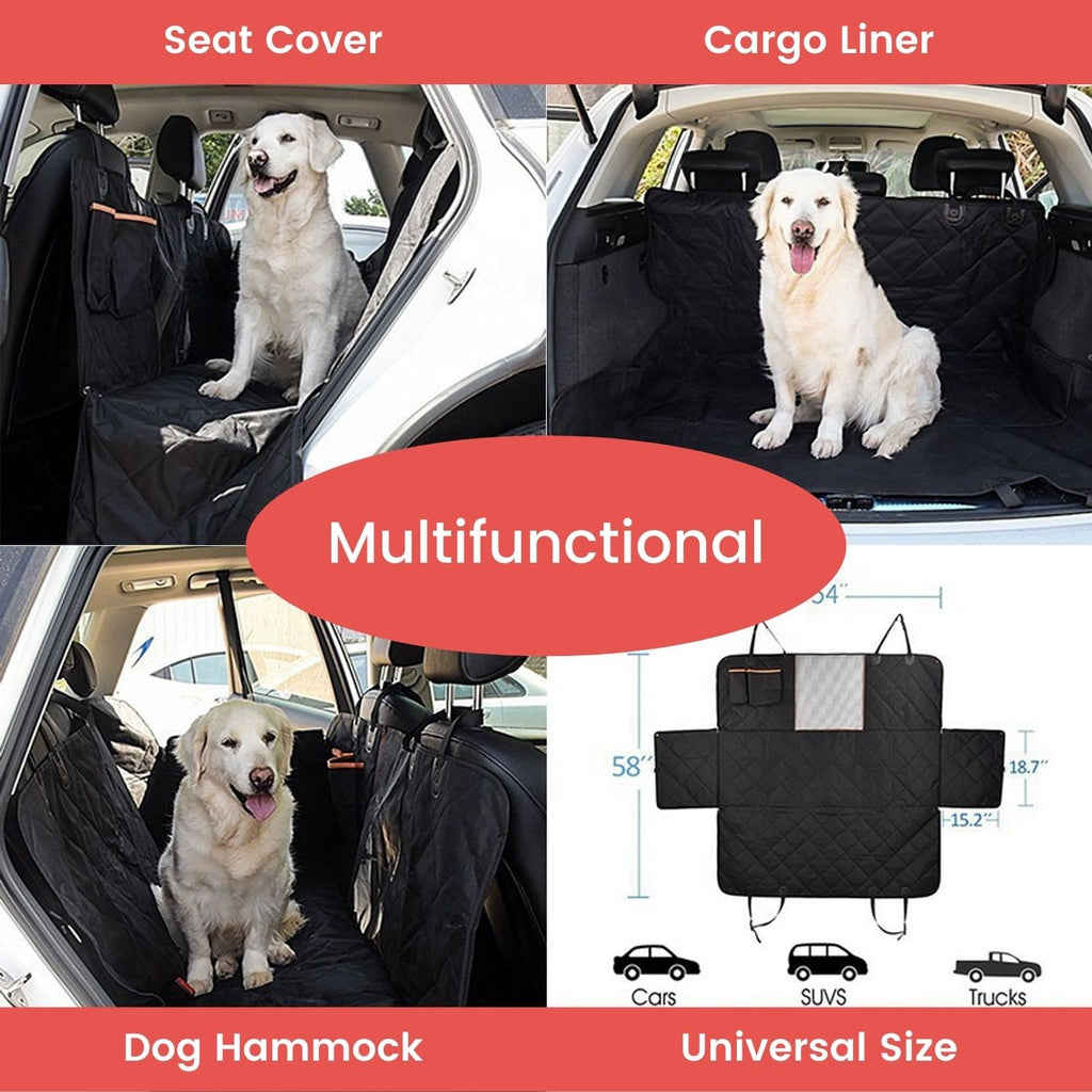 Floofi Pet Car Back Seat Cover Waterproof