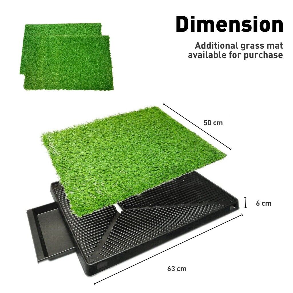 Floofi Pet Grass Training Potty and 2 Mats Set