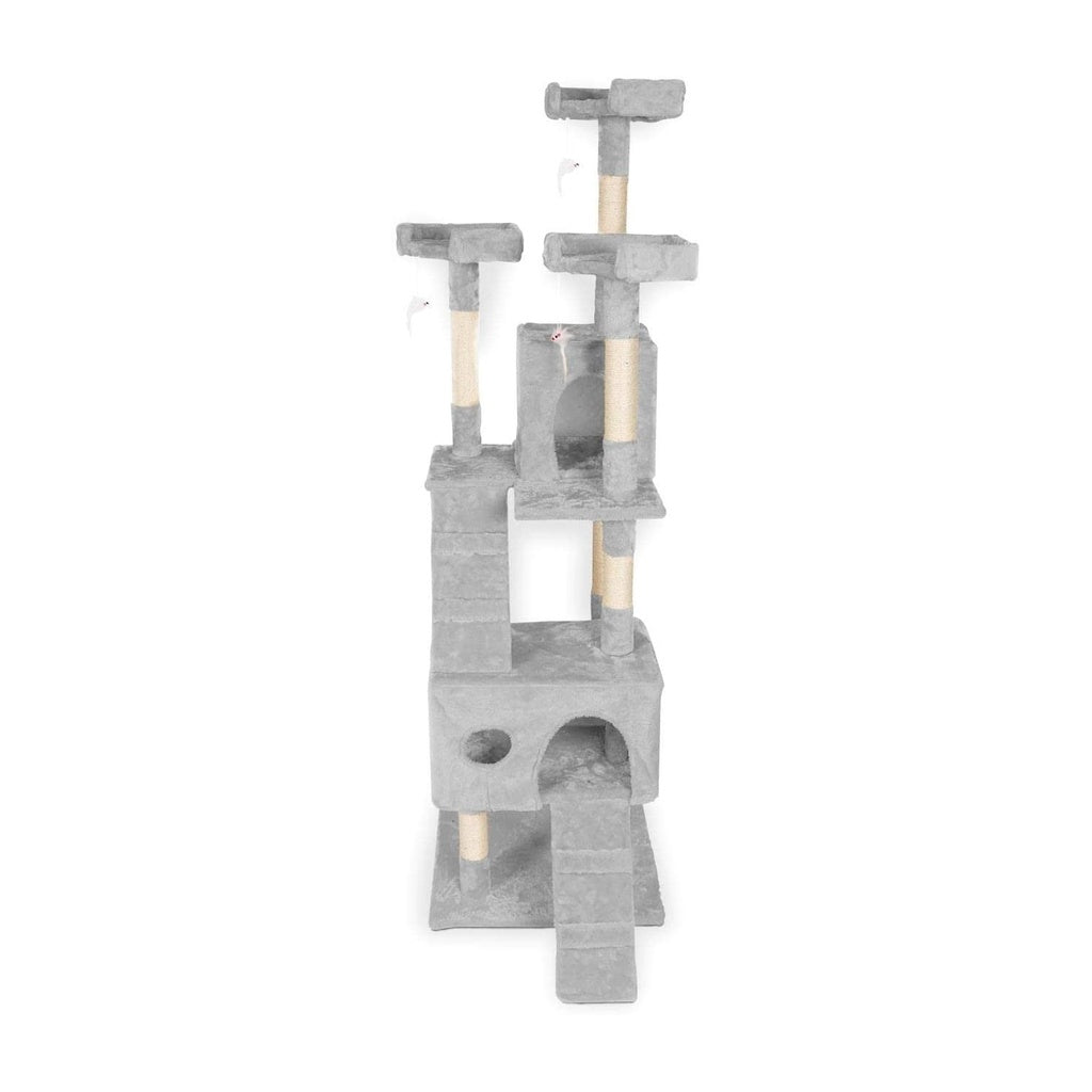 Floofi Plush Cat Tree 170cm Grey