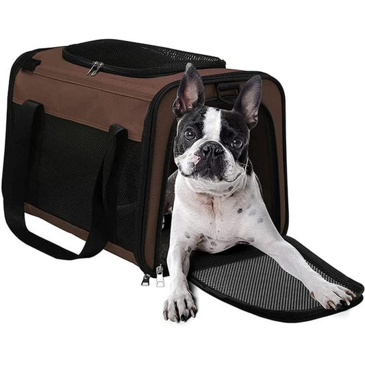 Floofi Portable Pet Carrier L Size (Brown)