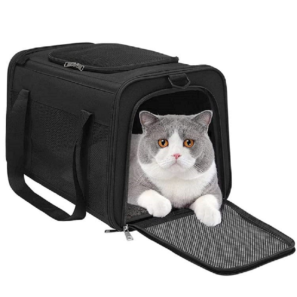 Floofi Portable Pet Carrier M Size (Black)