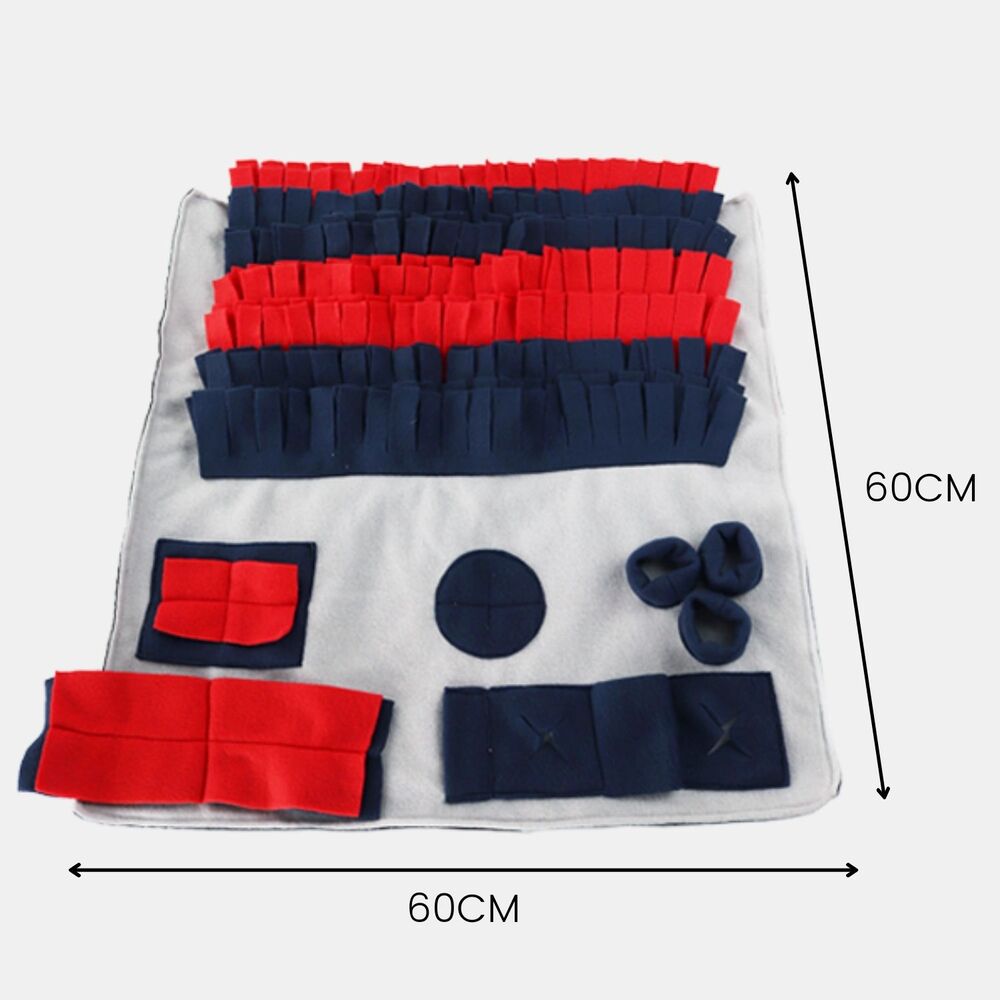 Floofi Snuffle Mat (Red & Blue)