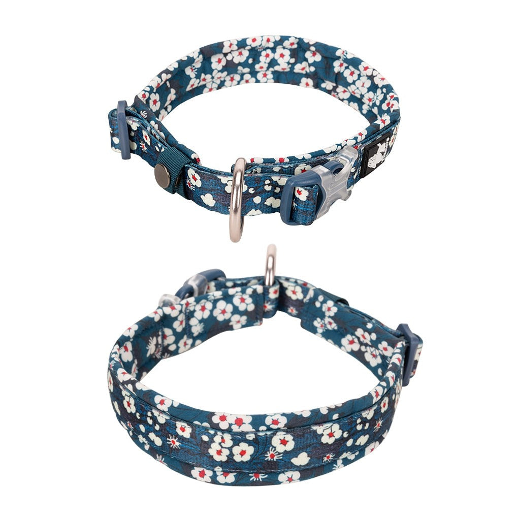 Floral Collar Saxony Blue 2XS