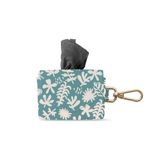 Fringe Studio Faux Leather Waste Bag Keychain - Desert Flower