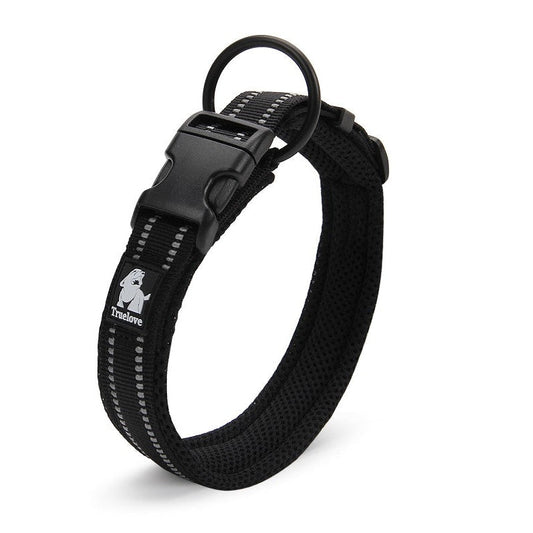 Heavy Duty Reflective Collar Black M