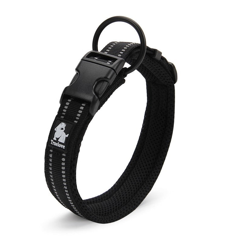 Heavy Duty Reflective Collar Black S