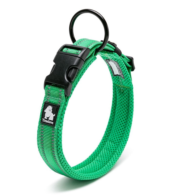 Heavy Duty Reflective Collar Grass Green 3XL