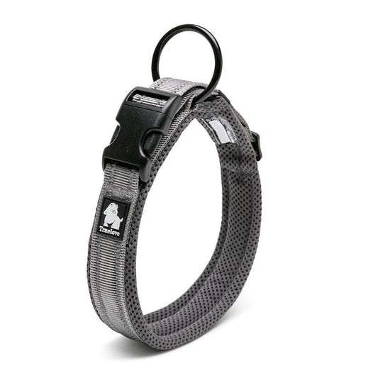 Heavy Duty Reflective Collar Grey M