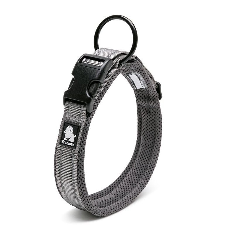 Heavy Duty Reflective Collar Grey XL