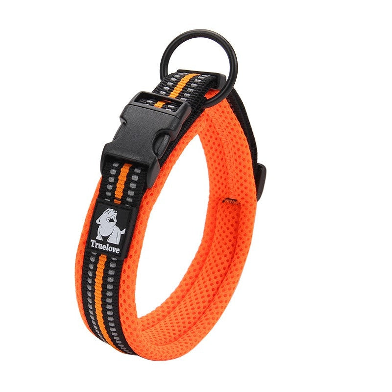 Heavy Duty Reflective Collar Orange XS