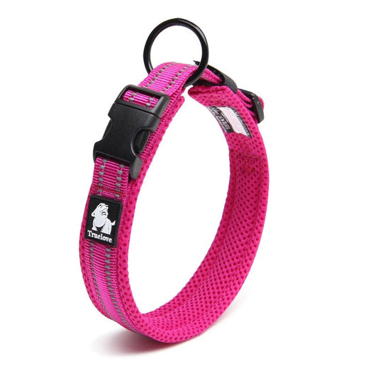 Heavy Duty Reflective Collar Pink XS