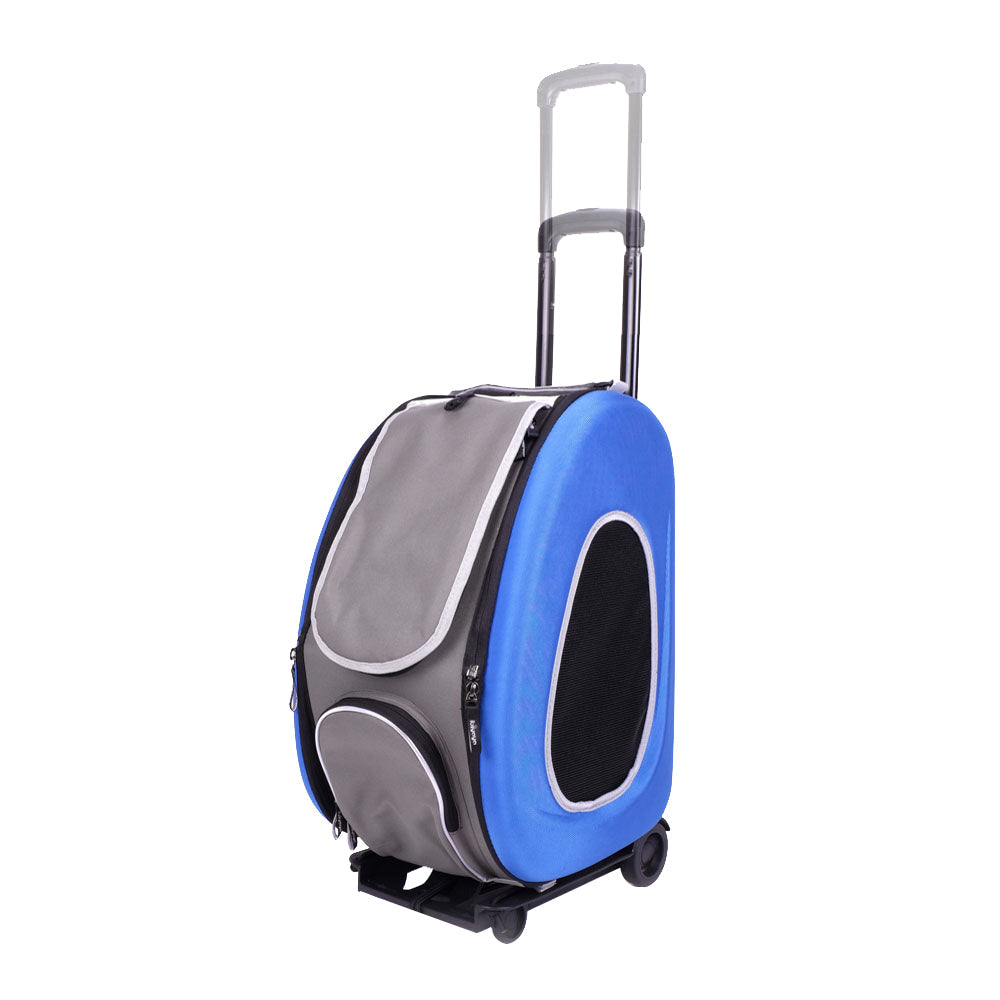 Ibiyaya 5-In-1 Combo Eva Pet Carrier/Stroller (Weight Limit 8Kg) - Royal Blue