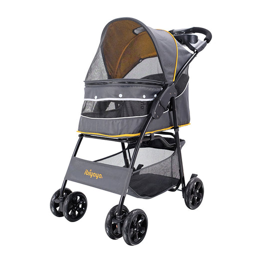 Ibiyaya Cloud 9 Pet Stroller (Up to 20kg) - Mustard Yellow