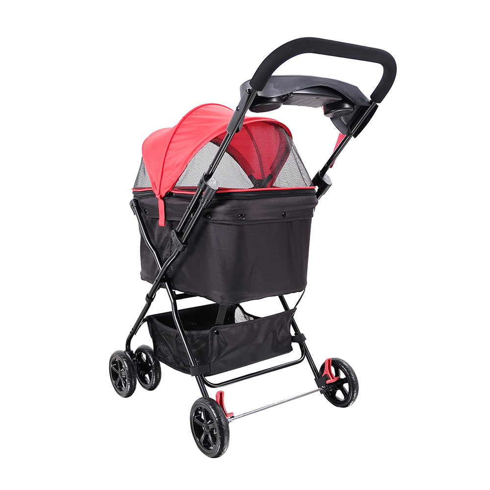 Ibiyaya Easy Strolling Pet Buggy (Up to 20kg) - Rouge Red