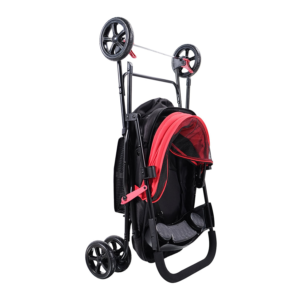 Ibiyaya Easy Strolling Pet Buggy (Up to 20kg) - Rouge Red