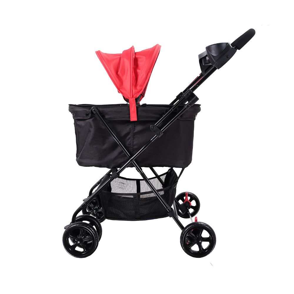 Ibiyaya Easy Strolling Pet Buggy (Up to 20kg) - Rouge Red