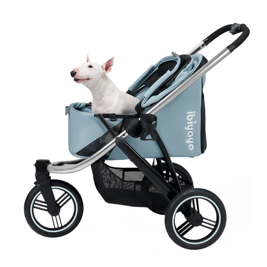 Ibiyaya The Beast Pet Jogging Stroller (Up to 25Kg) - Flash Grey