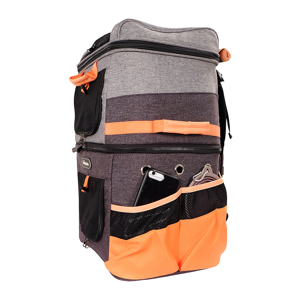 Ibiyaya Two-Tier Pet Backpack (Up to 12Kg)