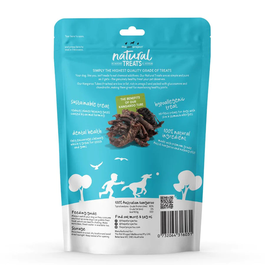 The Pet Project Natural Treats – Kangaroo Tube 4 Pack