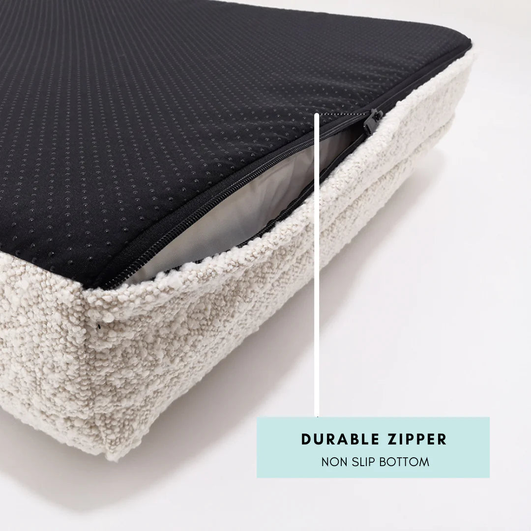 HOPD Memory Foam Dog Bed in Bouclé - Large