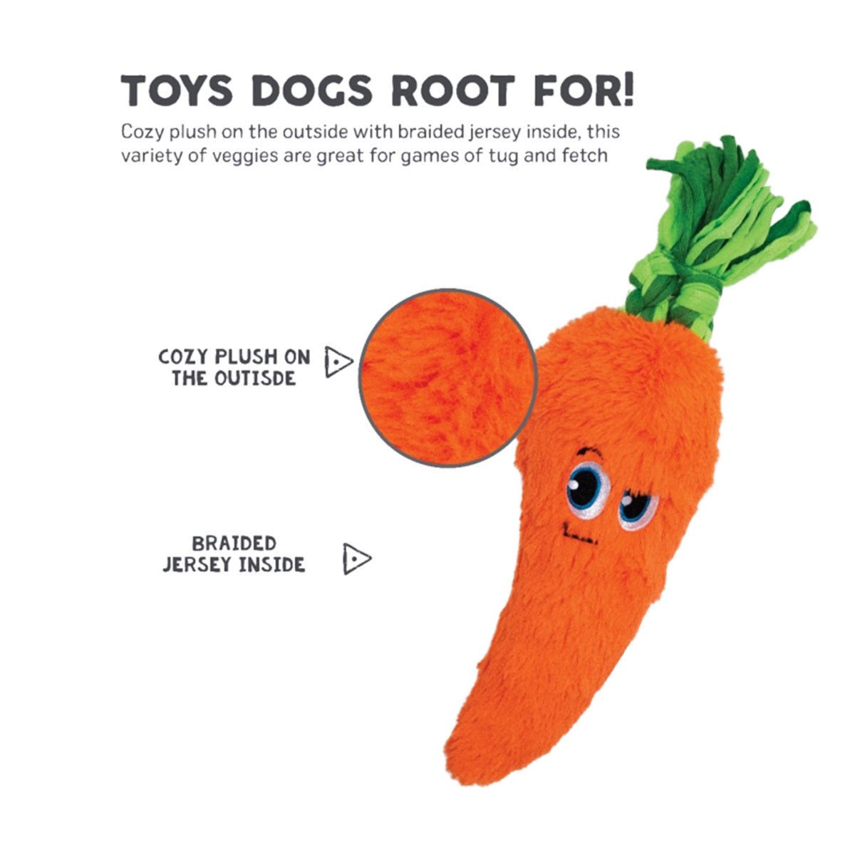 Outward Hound Fetchtables Carrot - Orange - Medium