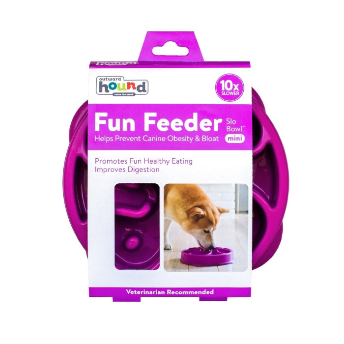 Outward Hound Fun Feeder Slo Bowl – Mini