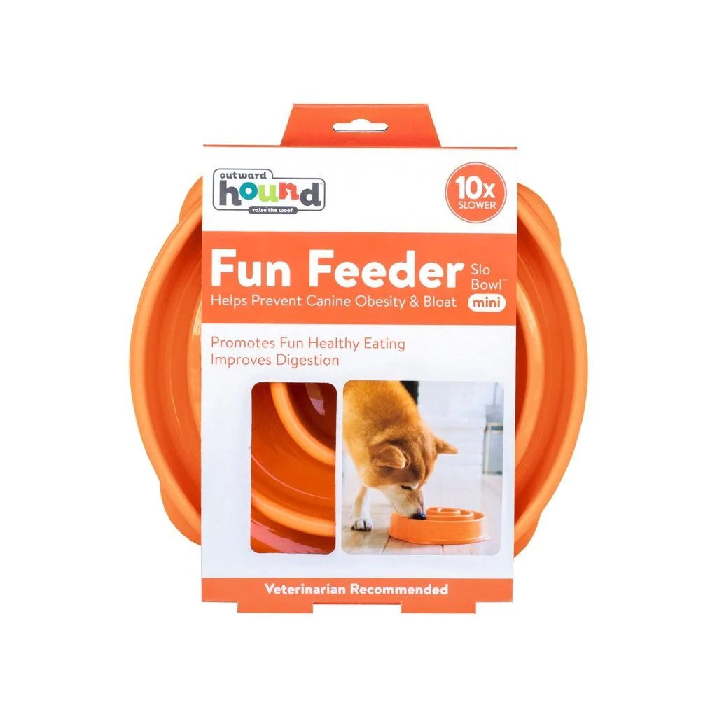 Outward Hound Fun Feeder Slo Bowl – Mini