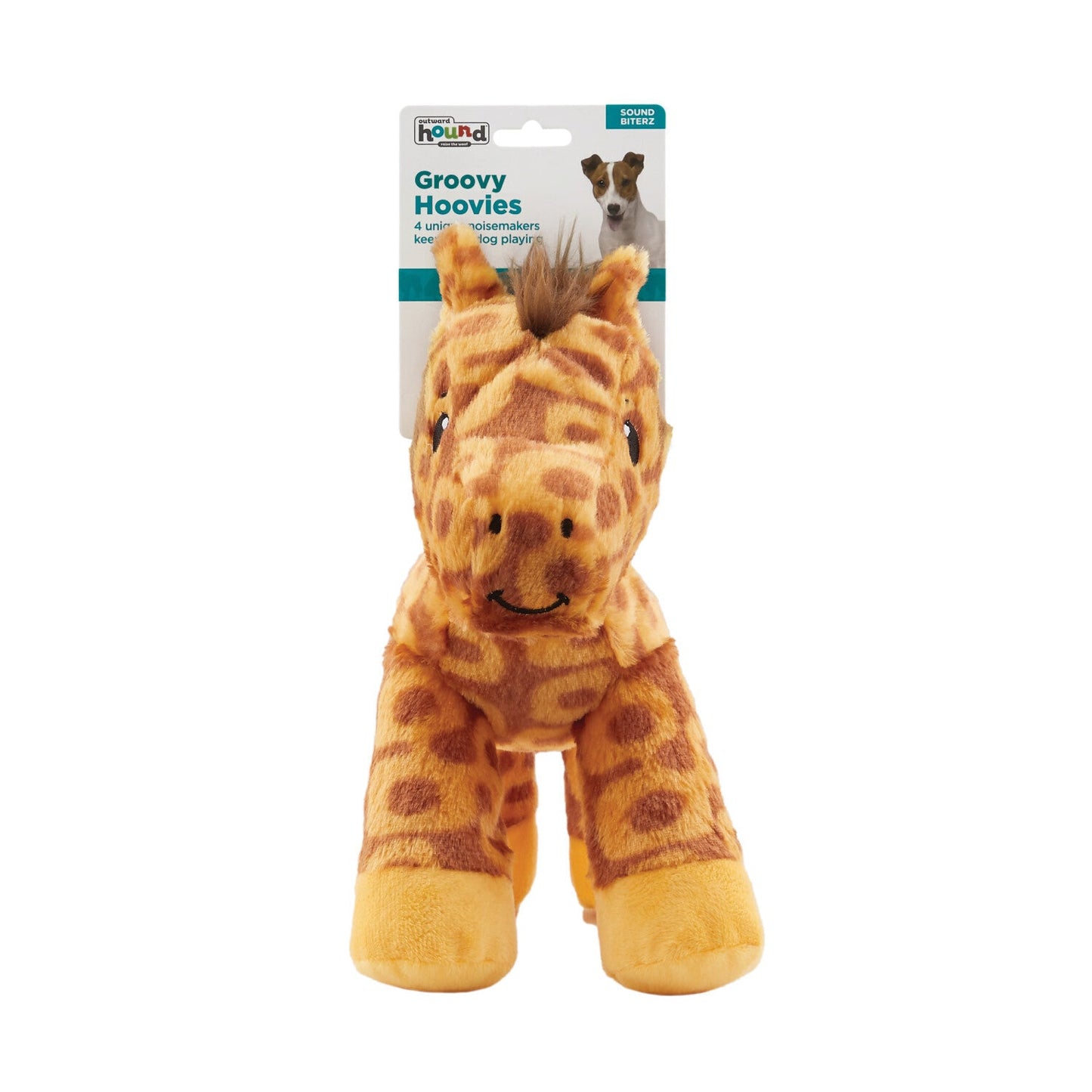 Outward Hound Grunt & Squeak Groovie Hoovies Dog Toy