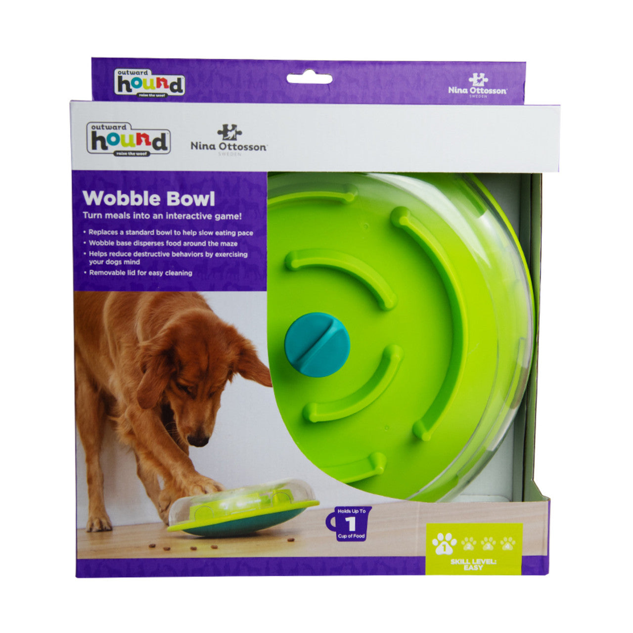 Outward Hound Nina Ottosson Dog Wobble Bowl - Level 1