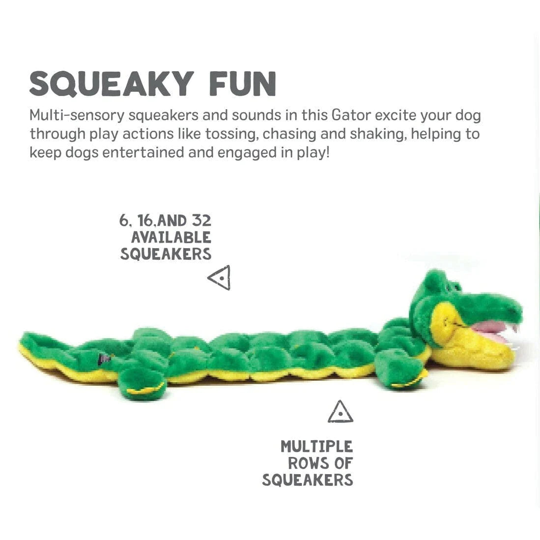 Outward Hound Squeaker Matz – Gator