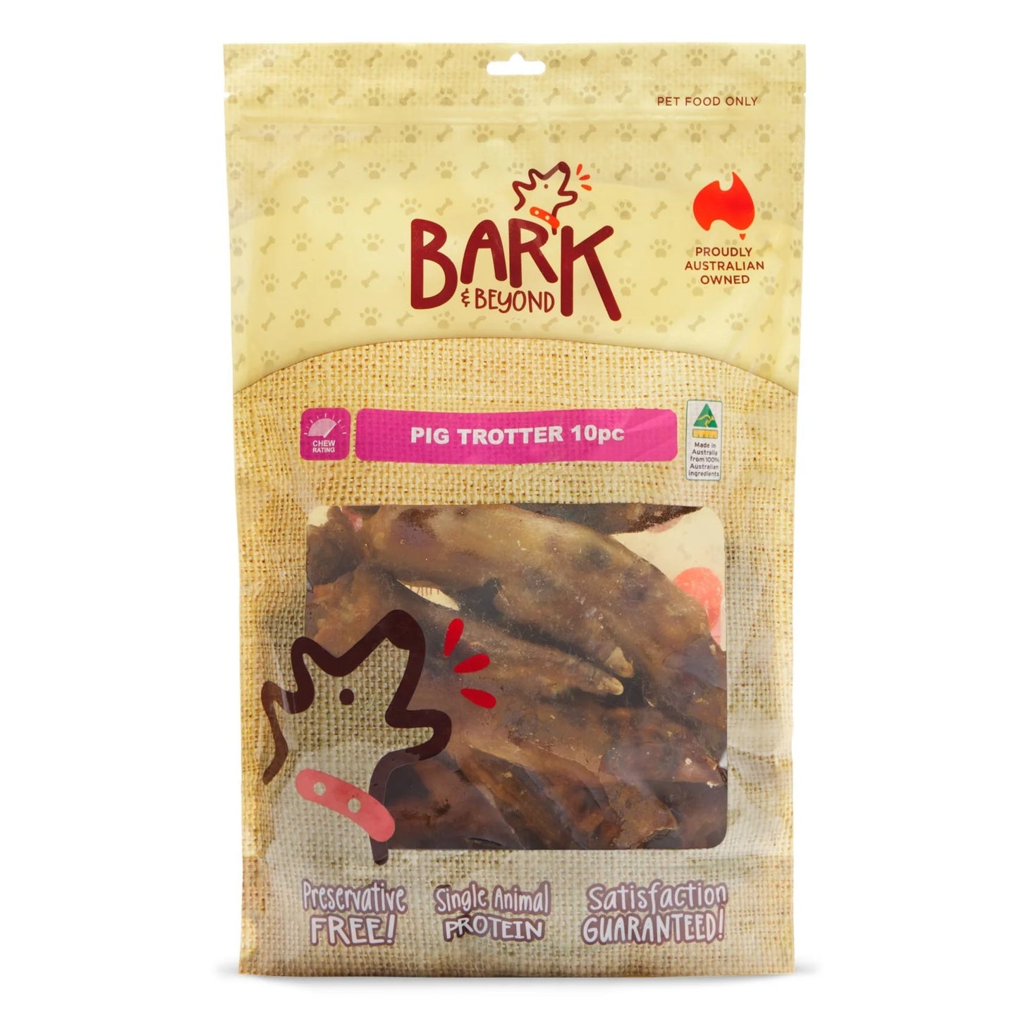 Bark & Beyond Pig Trotters - 10pc