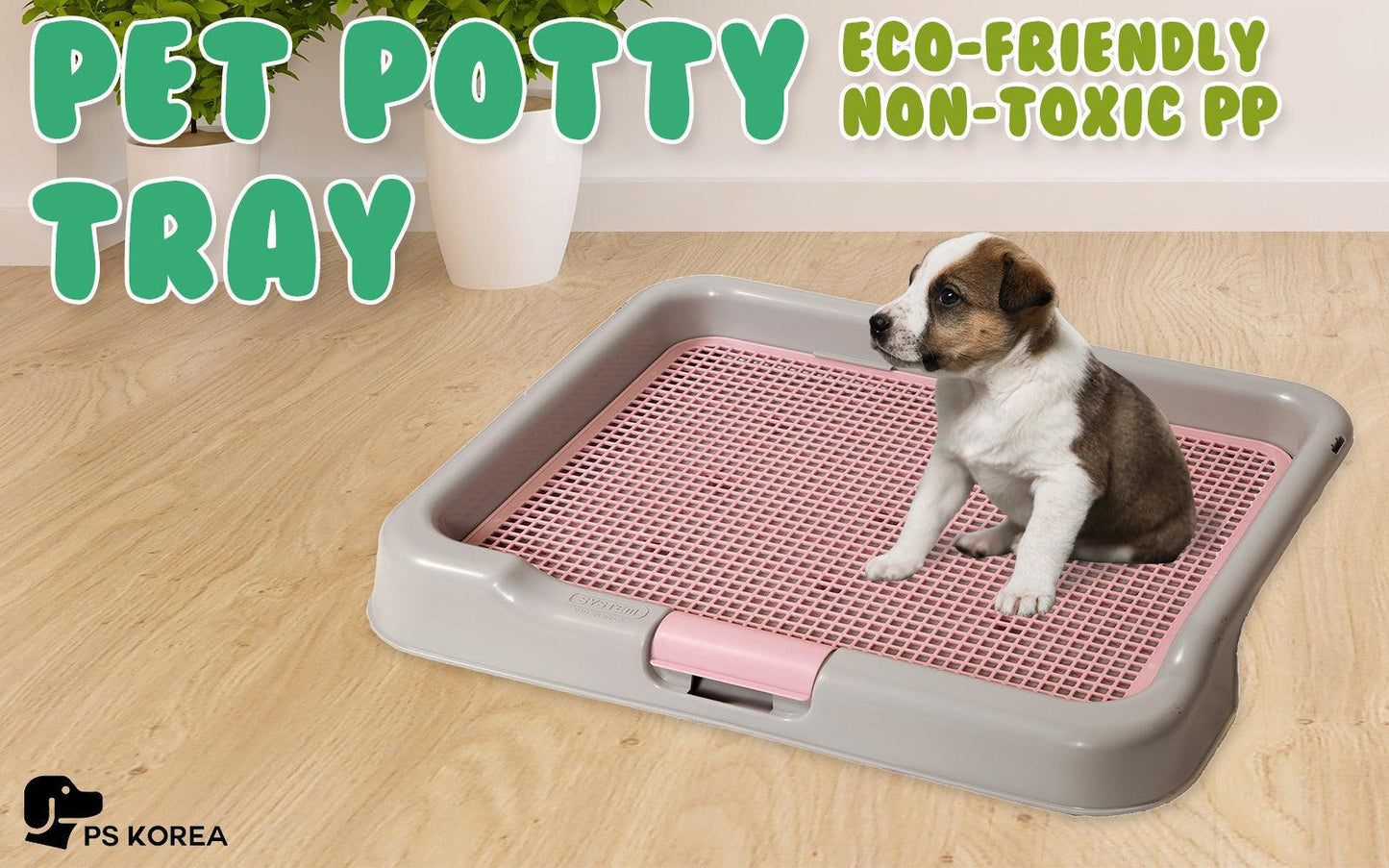 PS KOREA Dog Potty Tray Model T3 Grey