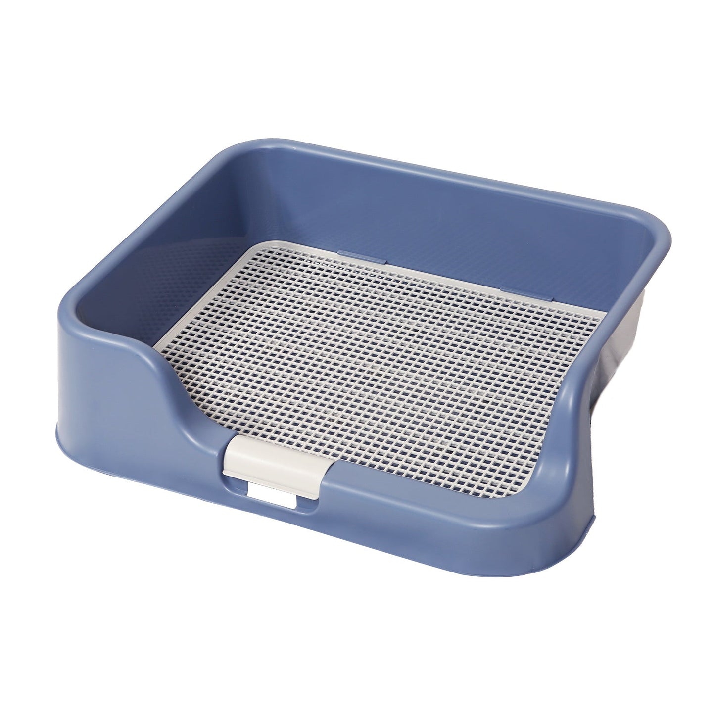 PS KOREA Dog Potty Tray Raised Walls Model T1 Blue