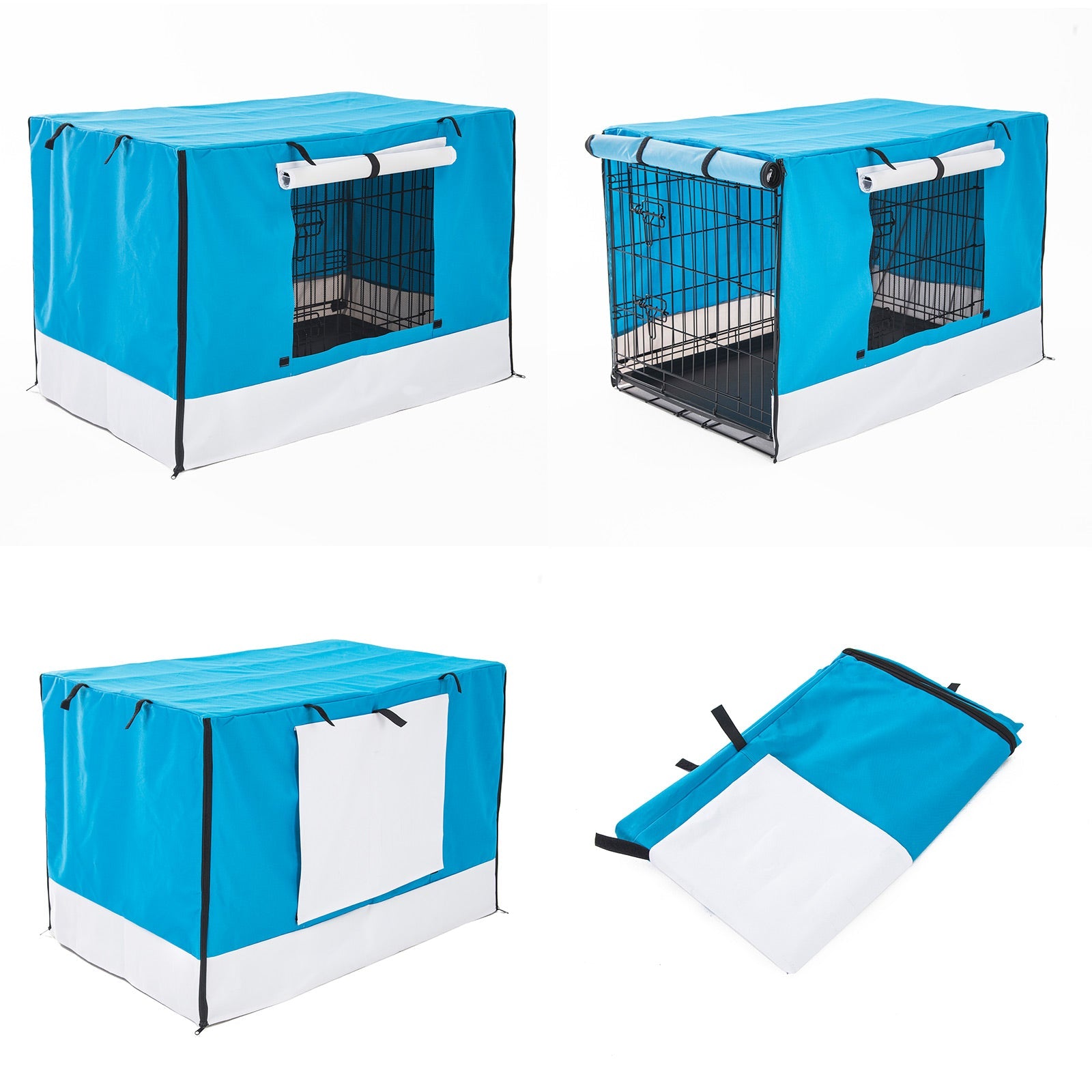 Paw Mate Cage Cover Blue 24in