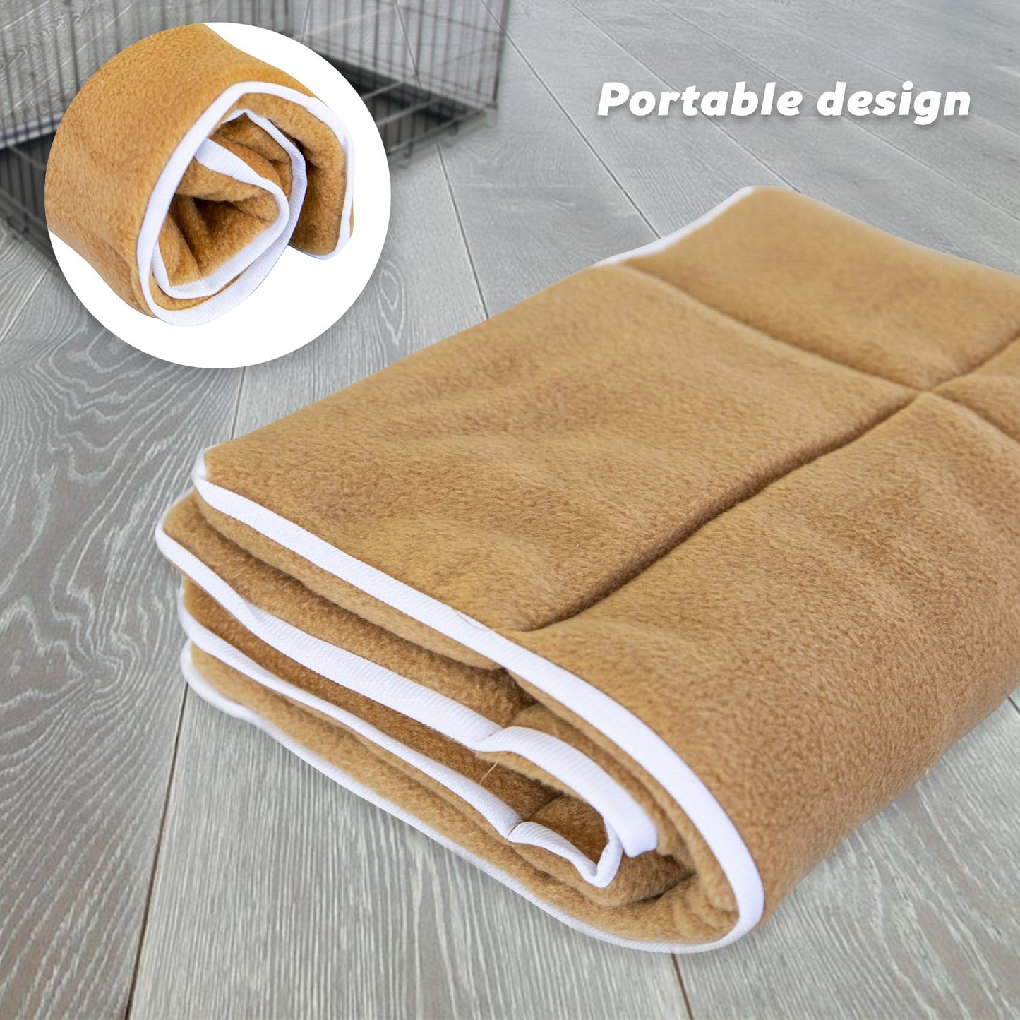 Paw Mate Cushion Mat Beige - L 36inch