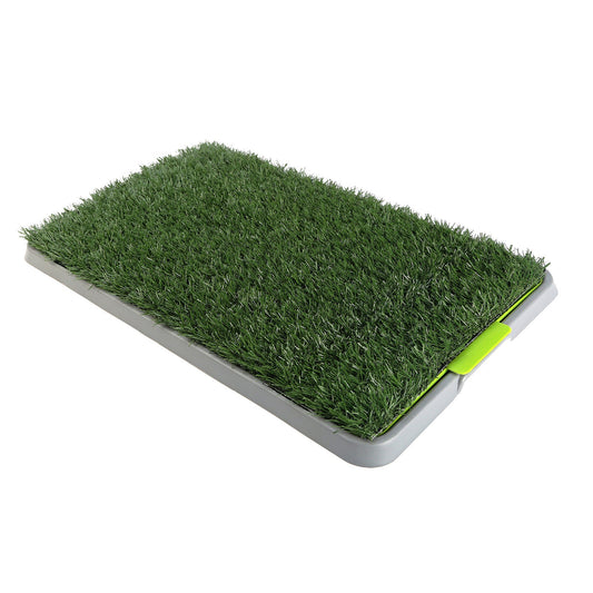 Paw Mate Pet Potty Tray Toilet 69cm x 43cm + 1 Grass Mat