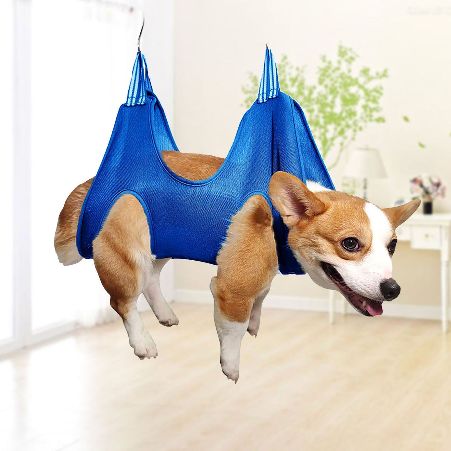 Pawfriends Hammock For Bath And Grooming Blue M