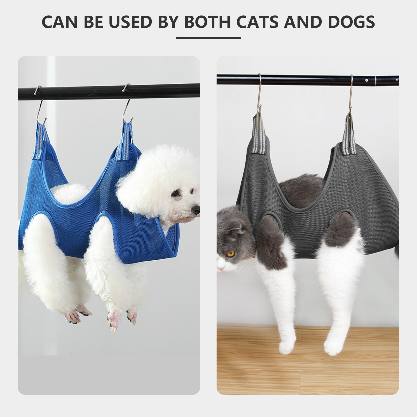 Pawfriends Hammock For Bath And Grooming Blue M