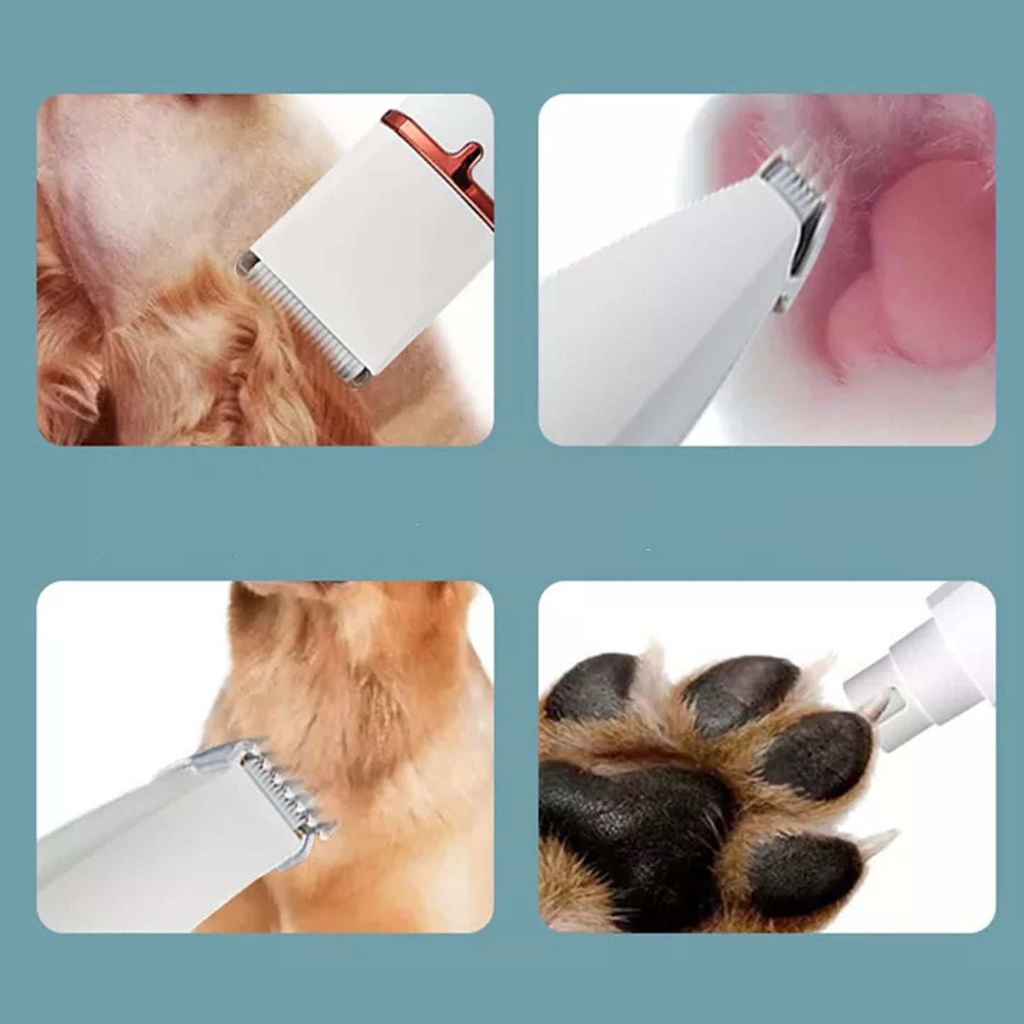 Pawfriends Pet Shaver Four-in-one Electric Hair Clipper And Nail Sharpener