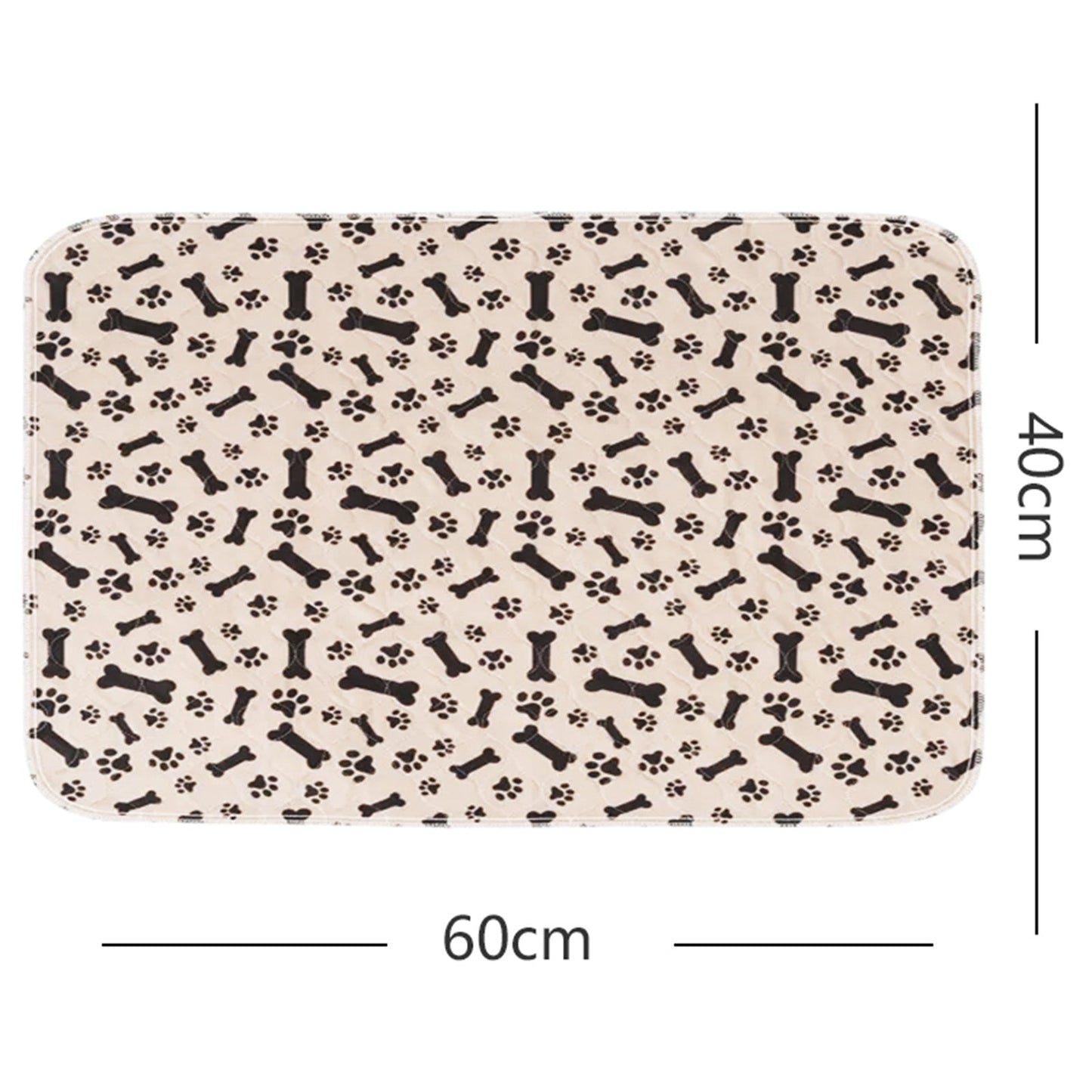 Pawfriends Washable Pet Pee Pad Reusable - Coffee M 40x60